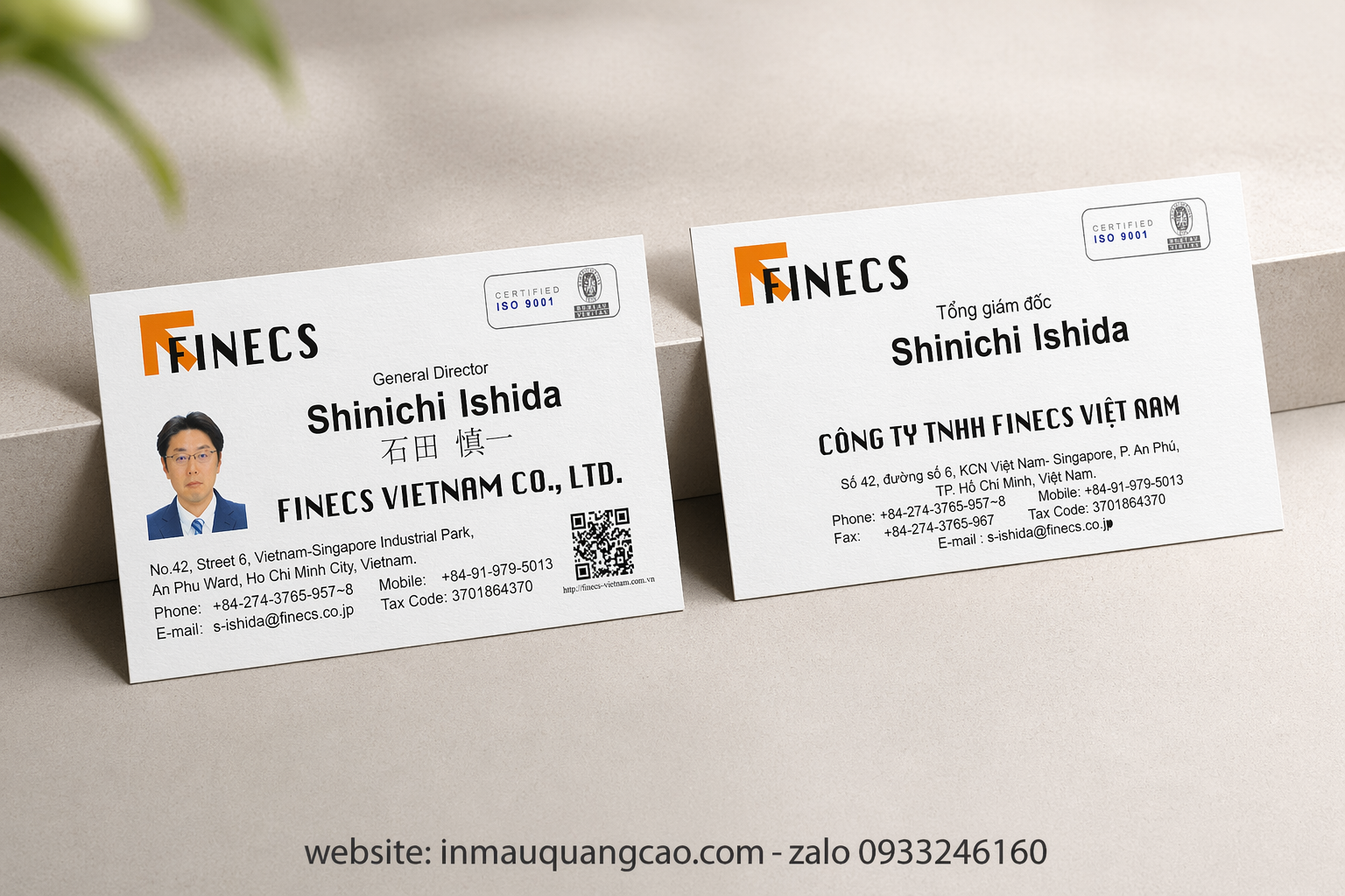 In danh thiếp công ty - in danh thiếp Bình Dương